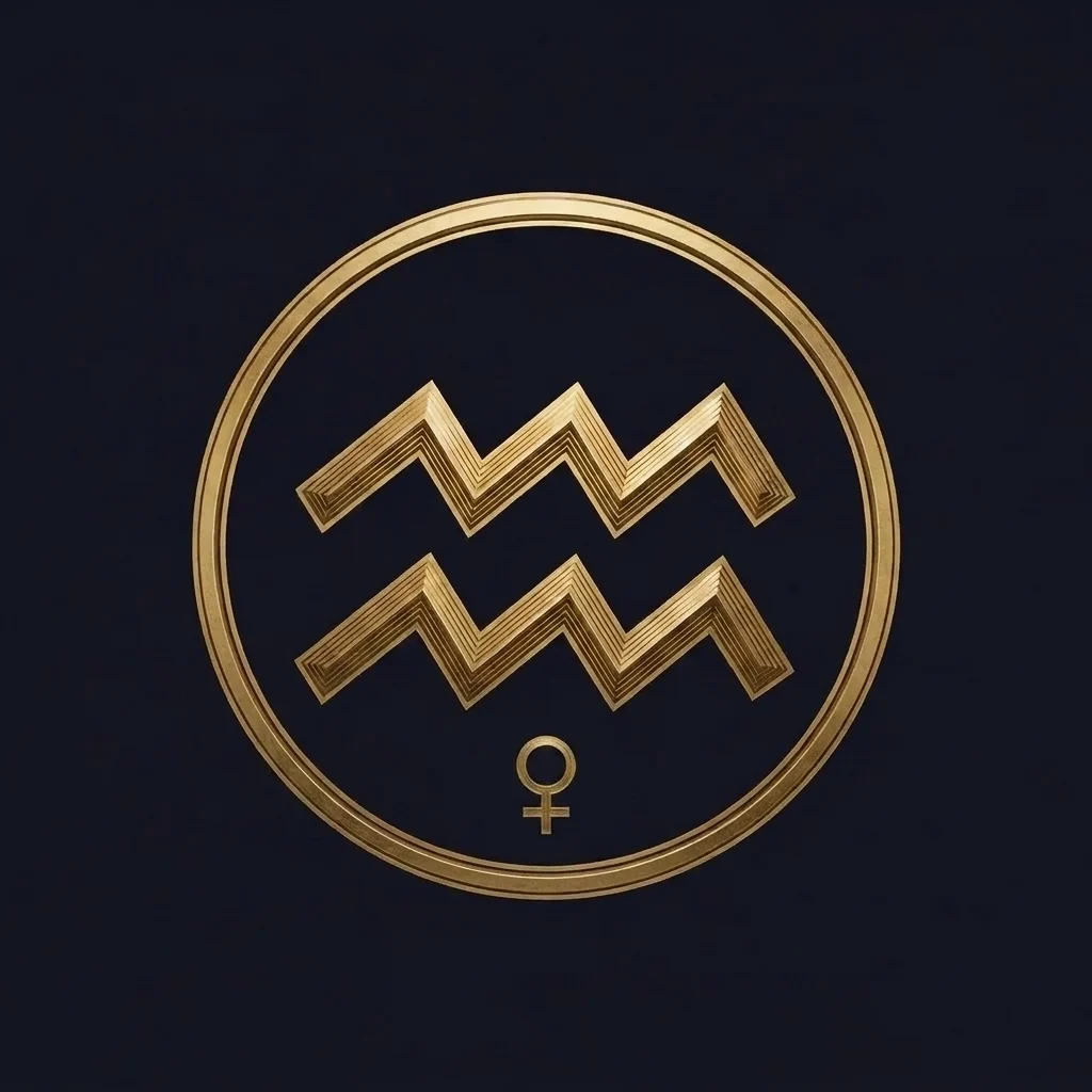 Aquarius decan 1, its Venus face