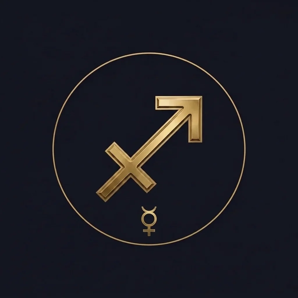 Sagittarius decan 1, its Mercury face