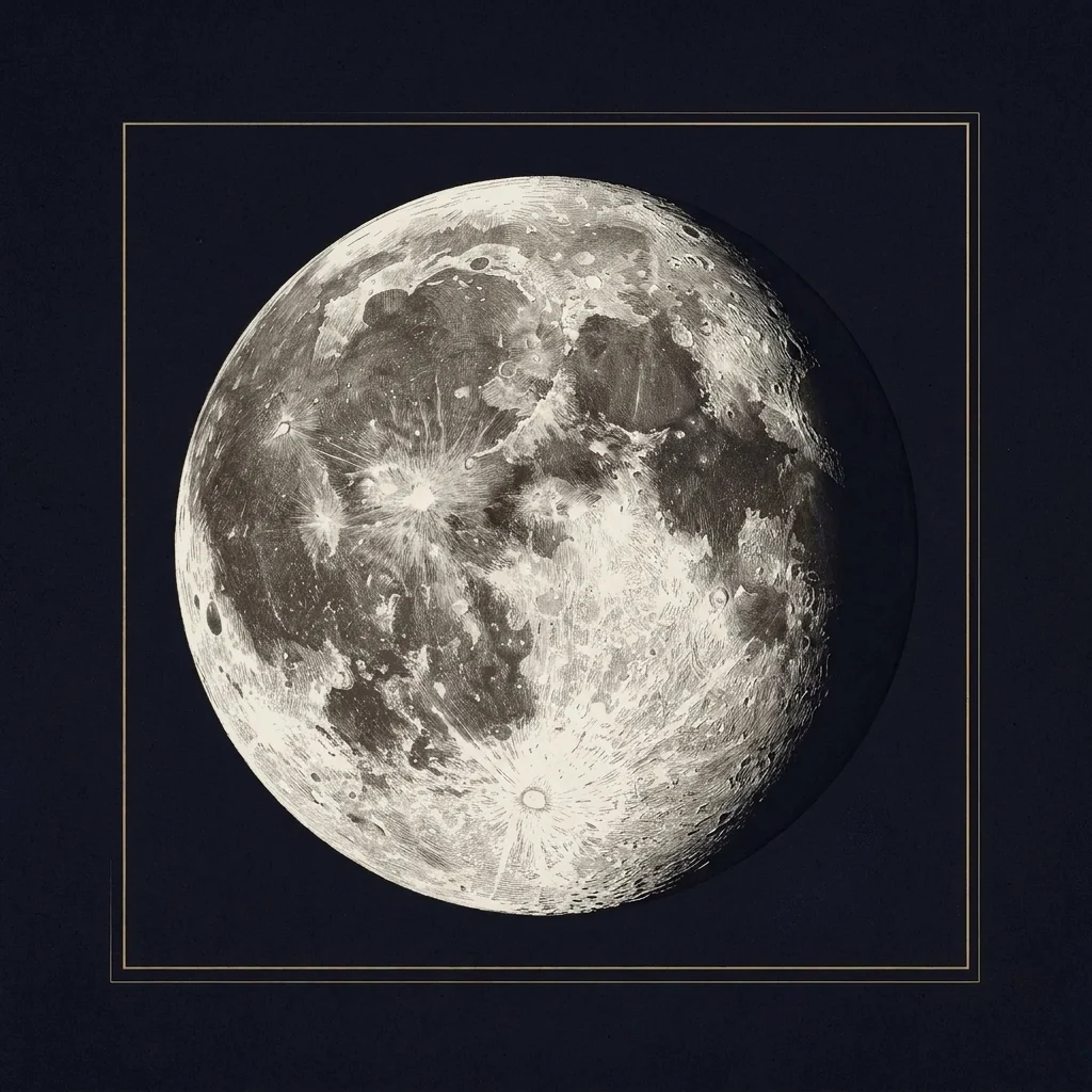 Waning Gibbous moon