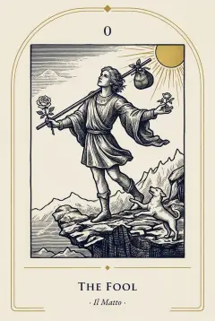 The The Fool tarot card