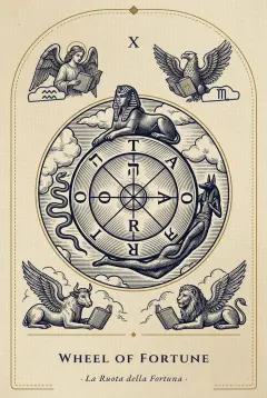 The Wheel of Fortune tarot card