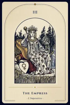 The The Empress tarot card